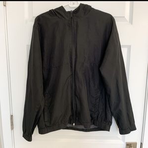 Black Rain Jacket Windbreaker